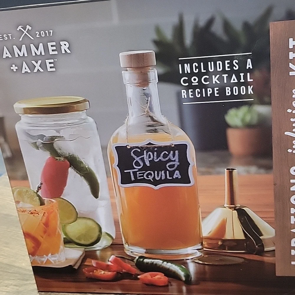 Cocktail Libations Infusion Kit,From Hammer&Axe/NIB/Cool Gift!